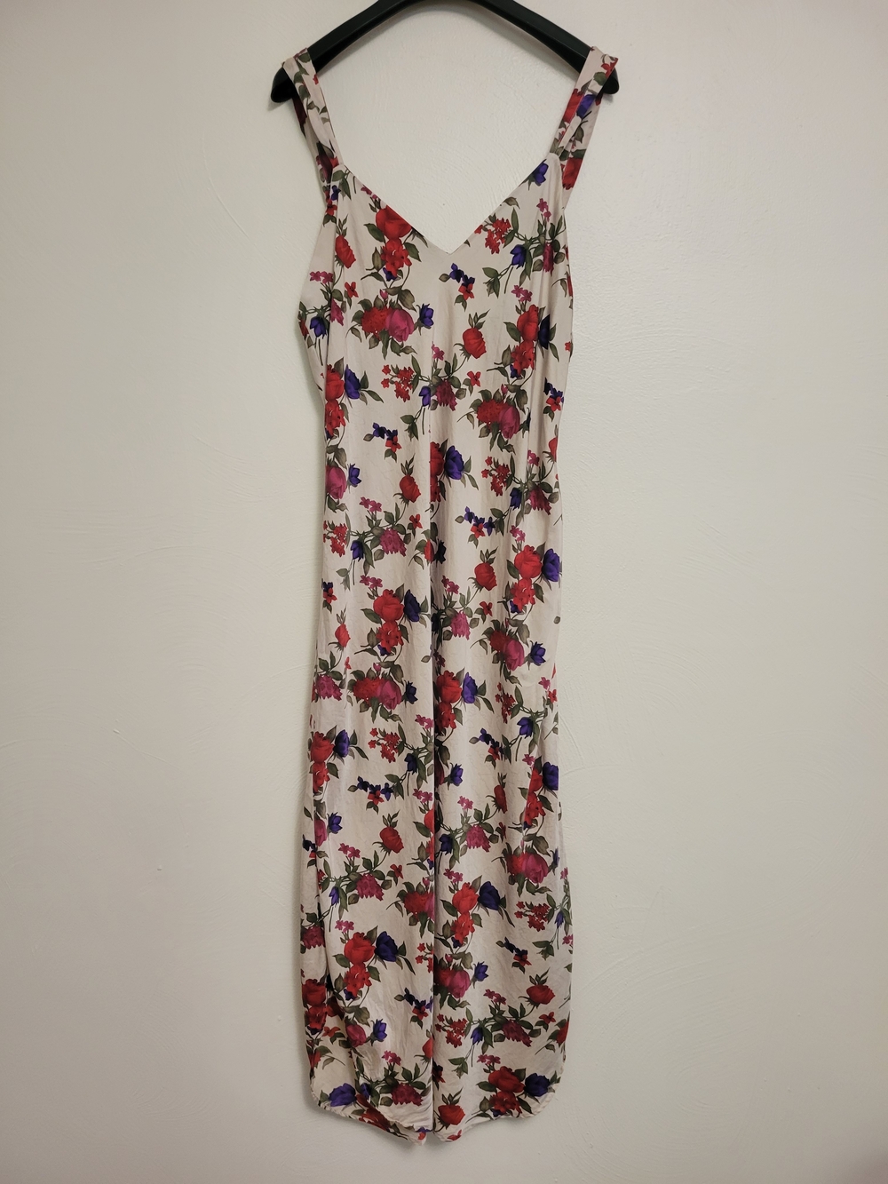 Vintage Lord & Taylor 100% Silk Maxi Floral Size Medium